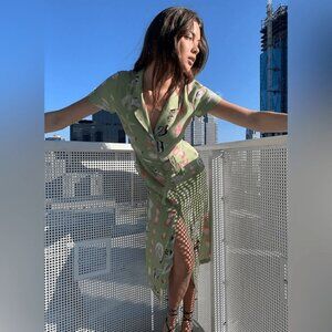 Aritzia - Wilfred Shirt Dress Button-up crepe shirt dress